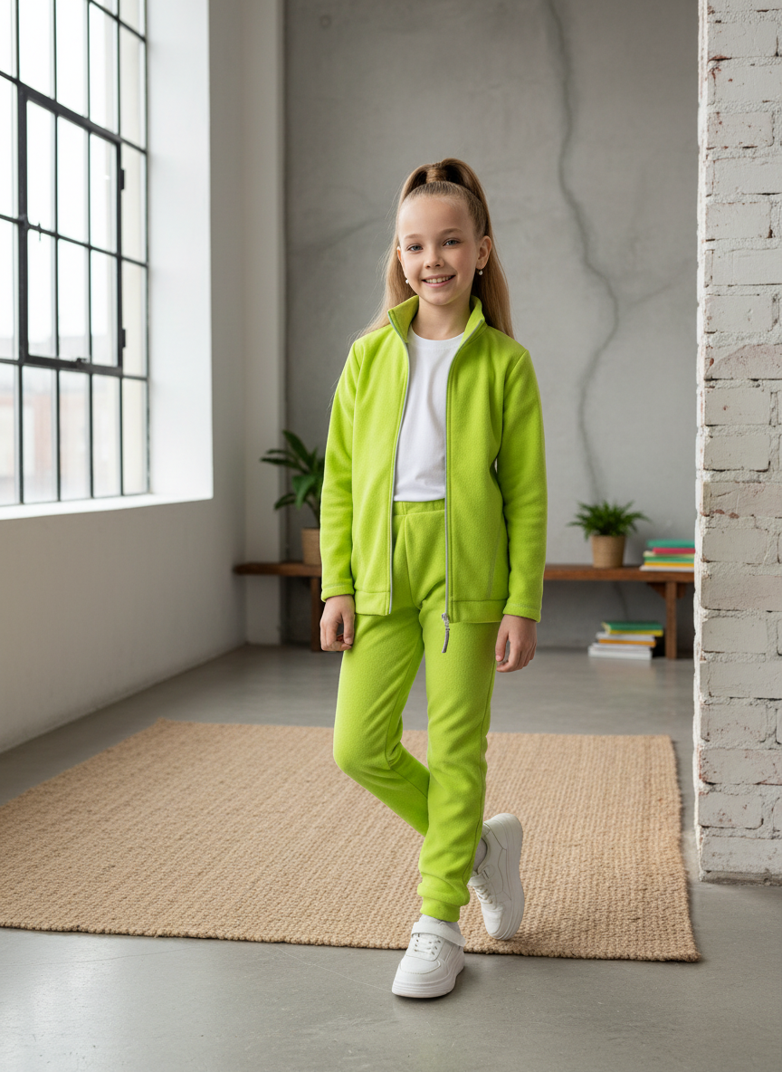 Изображение товара Флисовый костюм для мальчика Утенок модель 134 теплый и комфортный