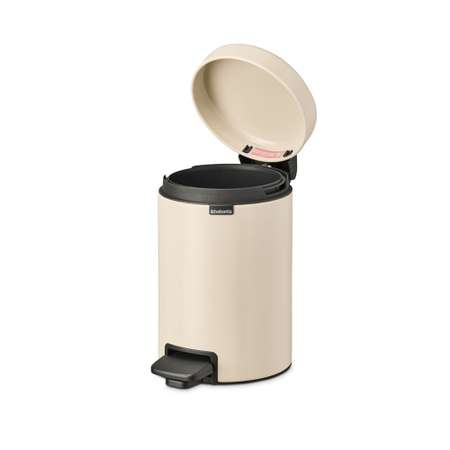 Бак мусорный Brabantia NewIcon с педалью бежевый 3л 149887