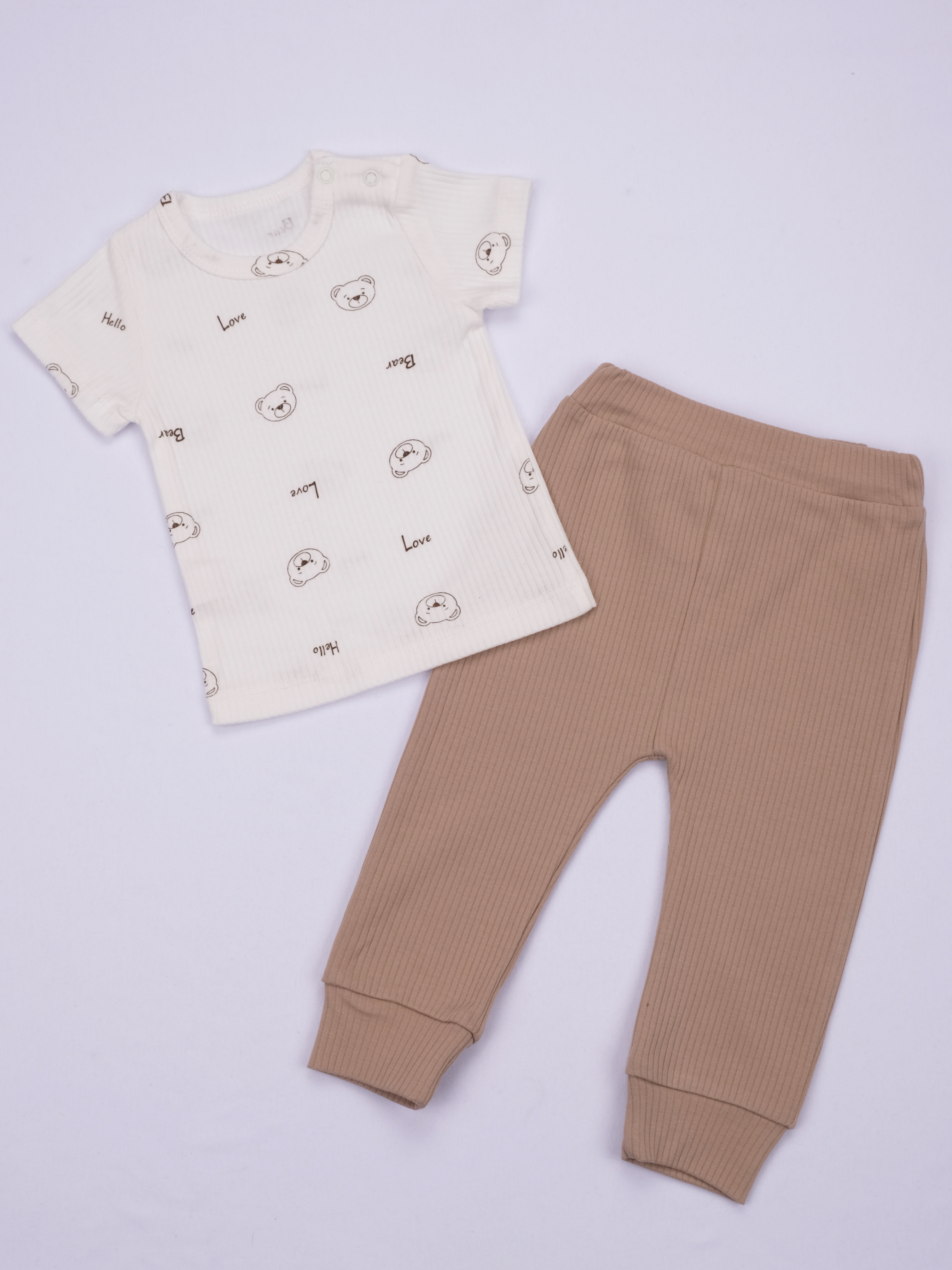 Комплект ЯРКО 05235 ИК Мишки бир/бежевый - фото 1