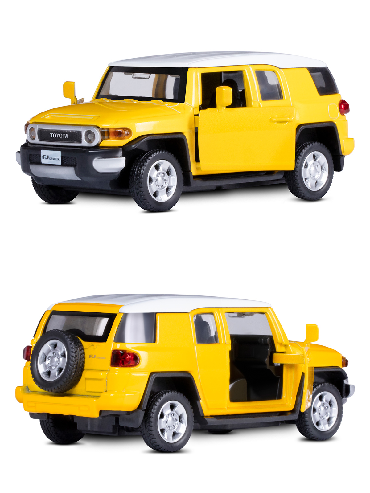 Внедорожник АВТОпанорама Toyota FJ Cruiser 1:43 JB1200134 - фото 7