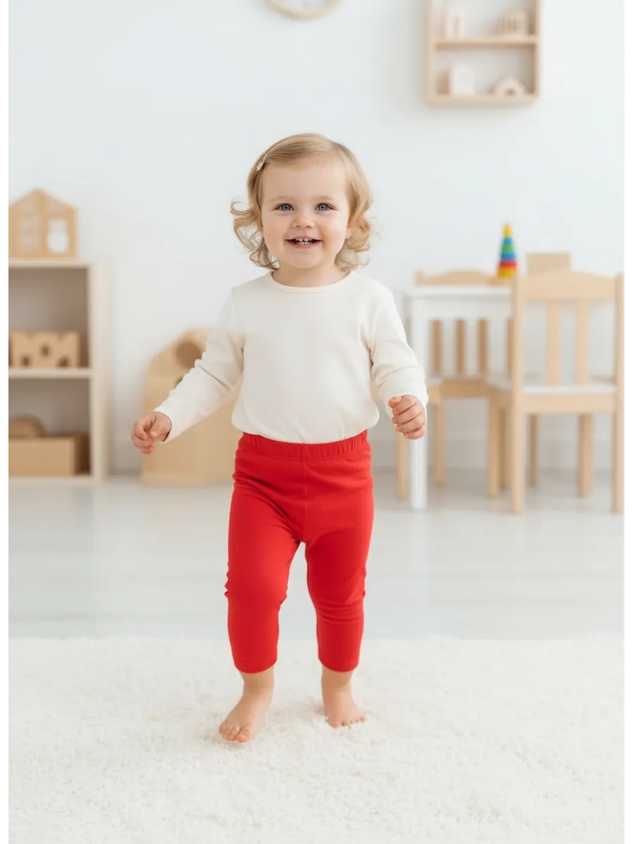 Штанишки Linas baby 771-12R-Красный - фото 9