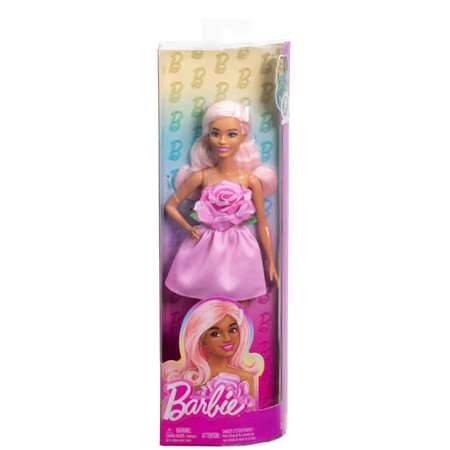 Кукла модельная Barbie Fashionistas в розовом платье