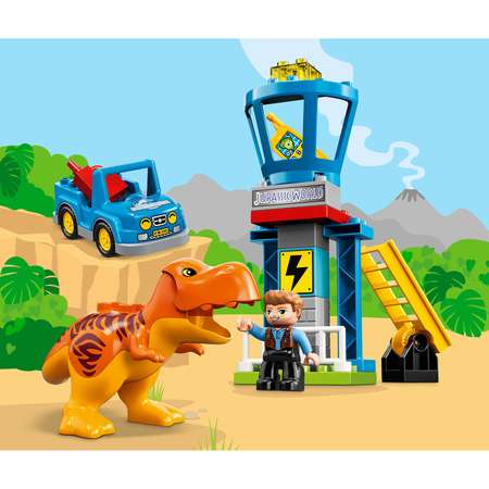 Конструктор LEGO DUPLO Башня Ти-Рекса блочный