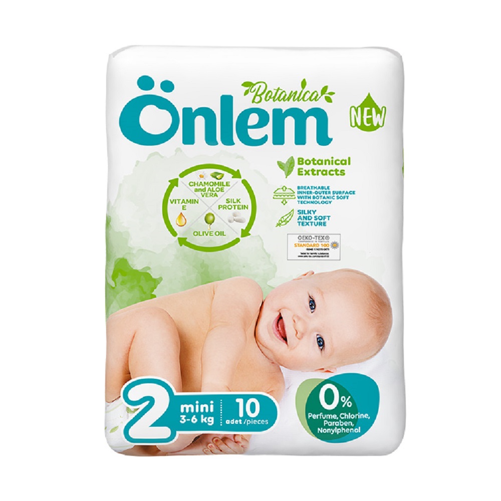 Подгузники Onlem ночные 2 (3-6 кг) 10 шт. - фото 10