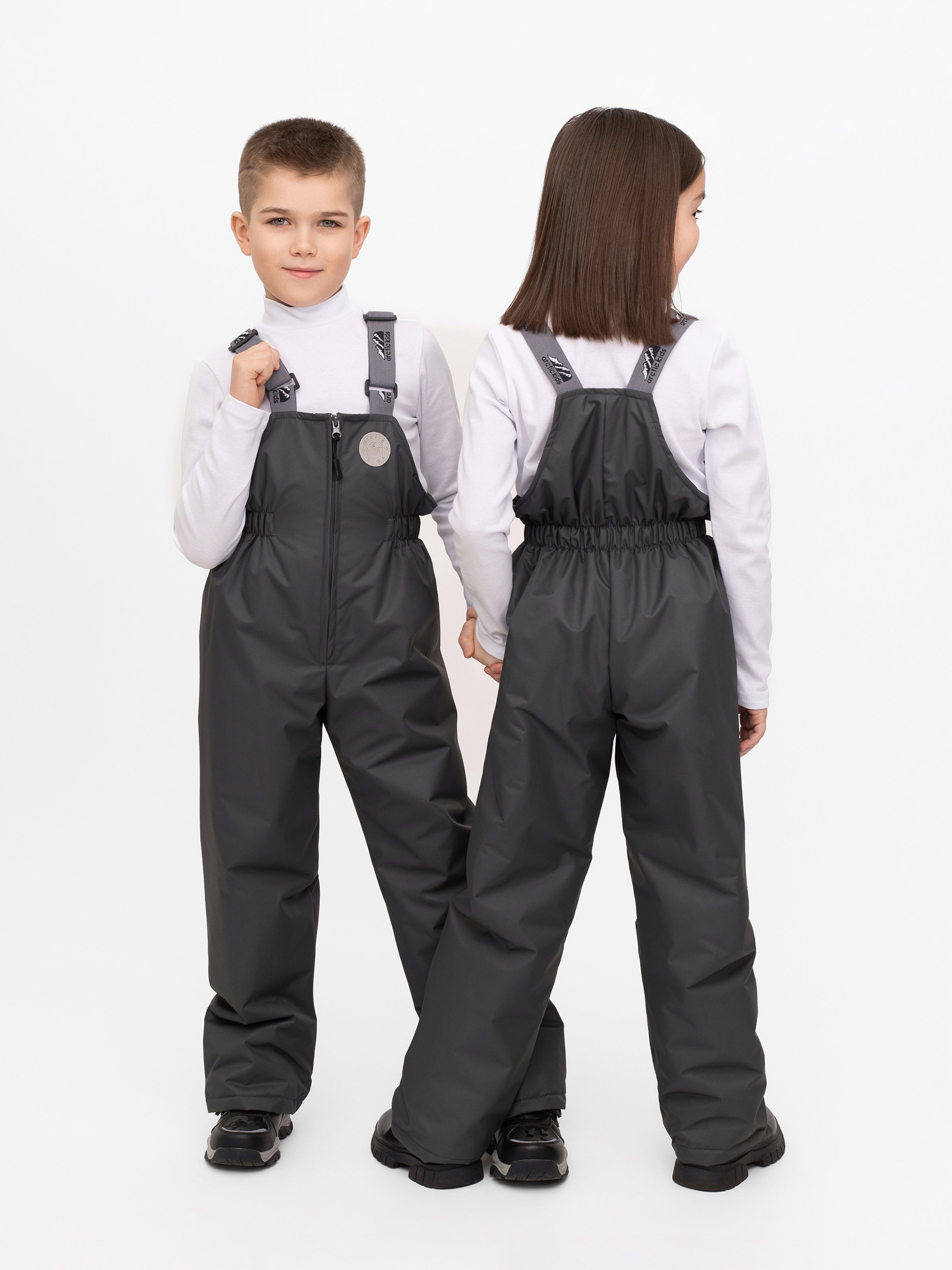Полукомбинезон Arctic kids 60-013 серый - фото 10