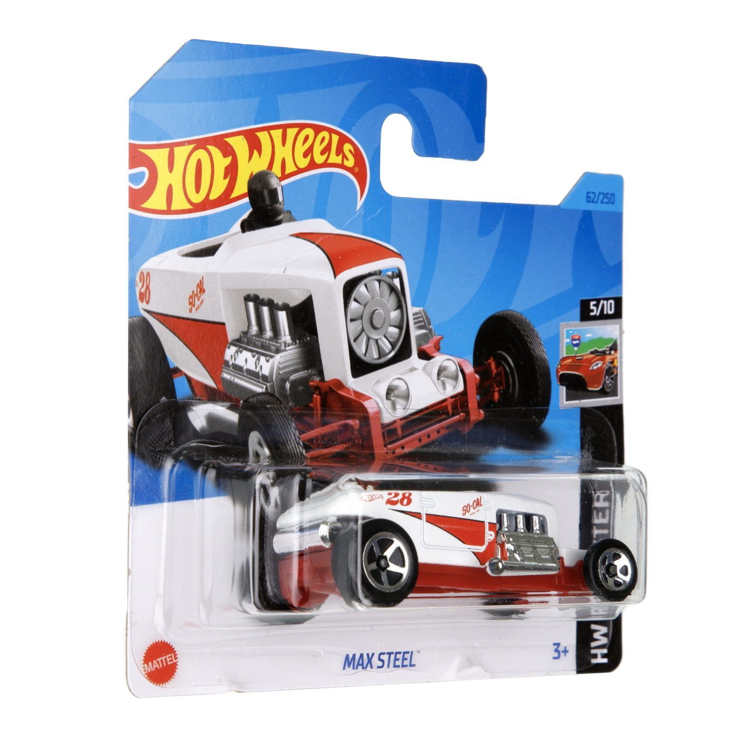 Болид Hot Wheels Max Steel 1:64 62827 - фото 3