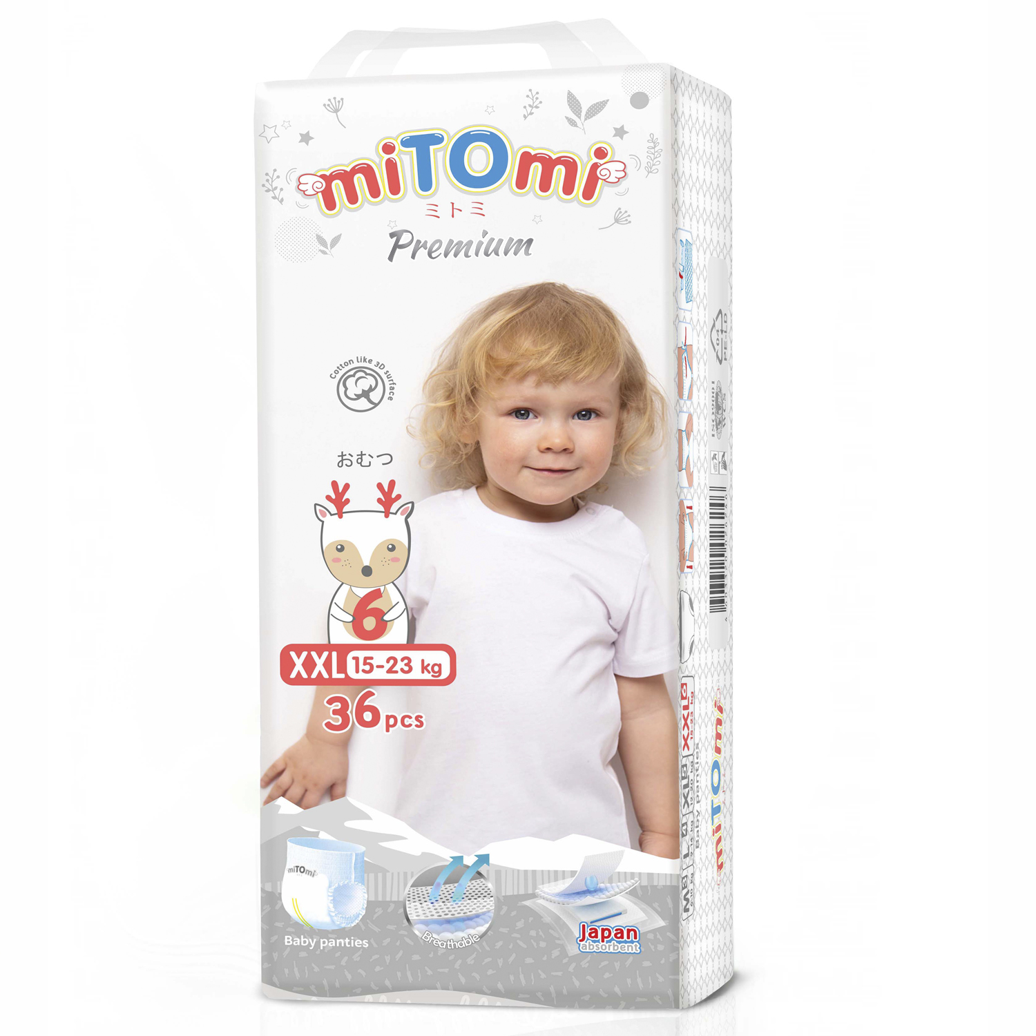 Трусики miTOmi Premium XXL 36 шт. - фото 2