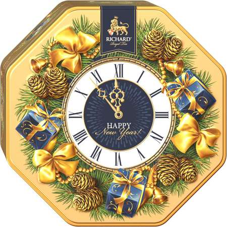 Чай подарочный Richard ROYAL WINTER TEA Splk Золотой круп лист 80г жесть