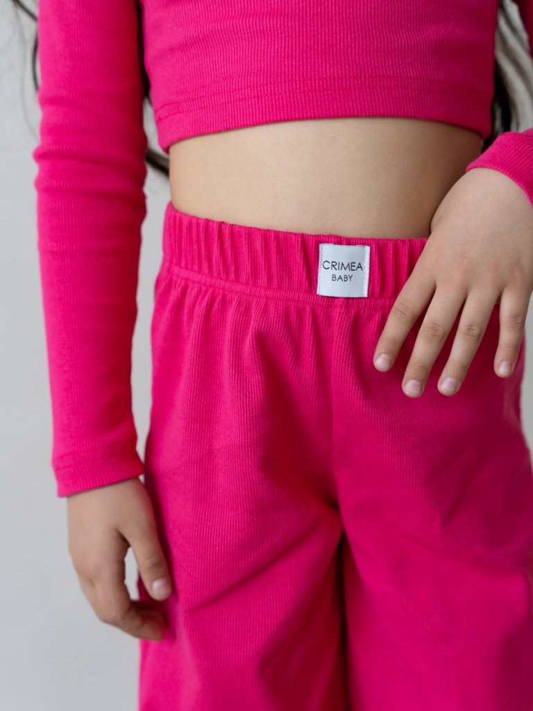 Топ и брюки Crimea Baby Milu/fuchsia - фото 4