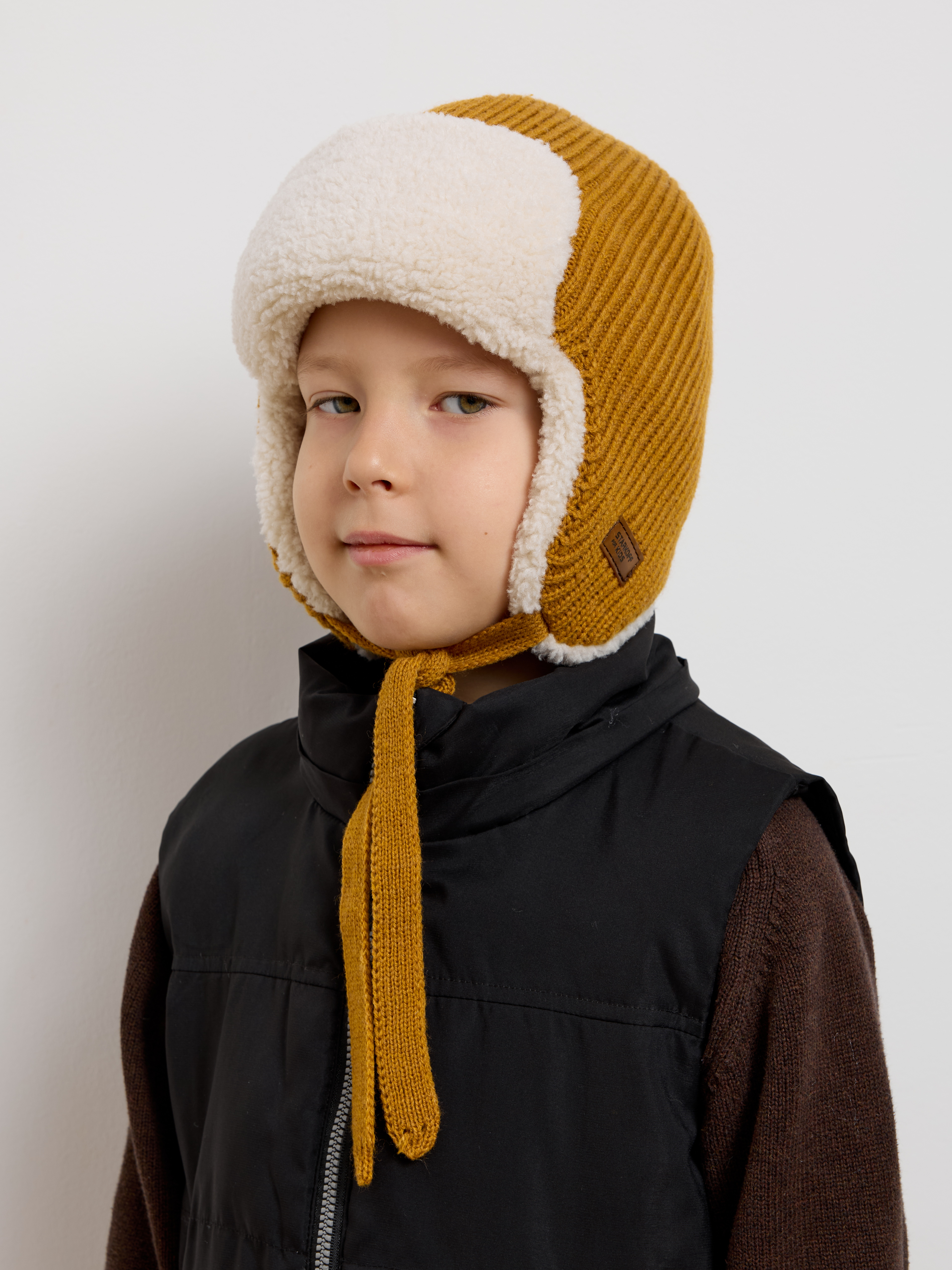 Шапка-ушанка Starkoff Kids Д301118 - фото 9