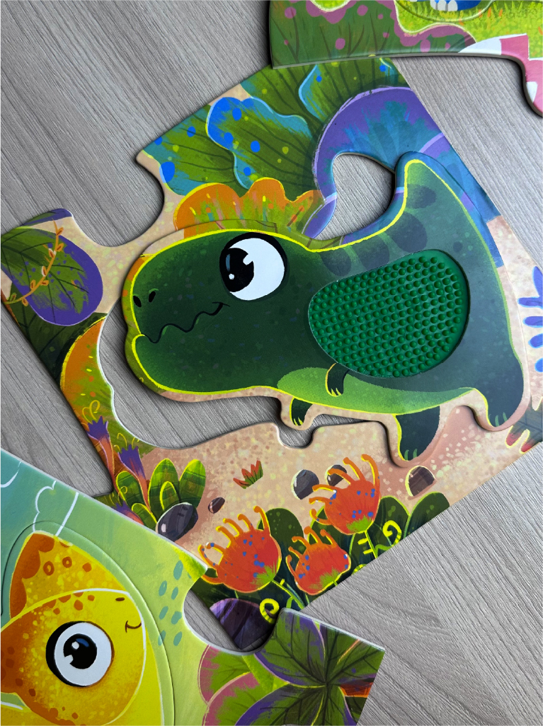 Пазл Счастье внутри Парк Динозавров напольный - фото 8