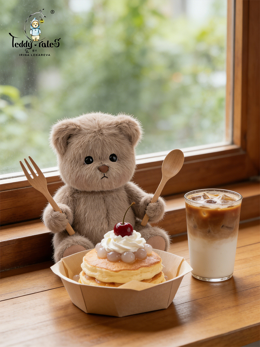 Мягкая игрушка TeddyTales Медведь в цвет заварного крема - фото 8