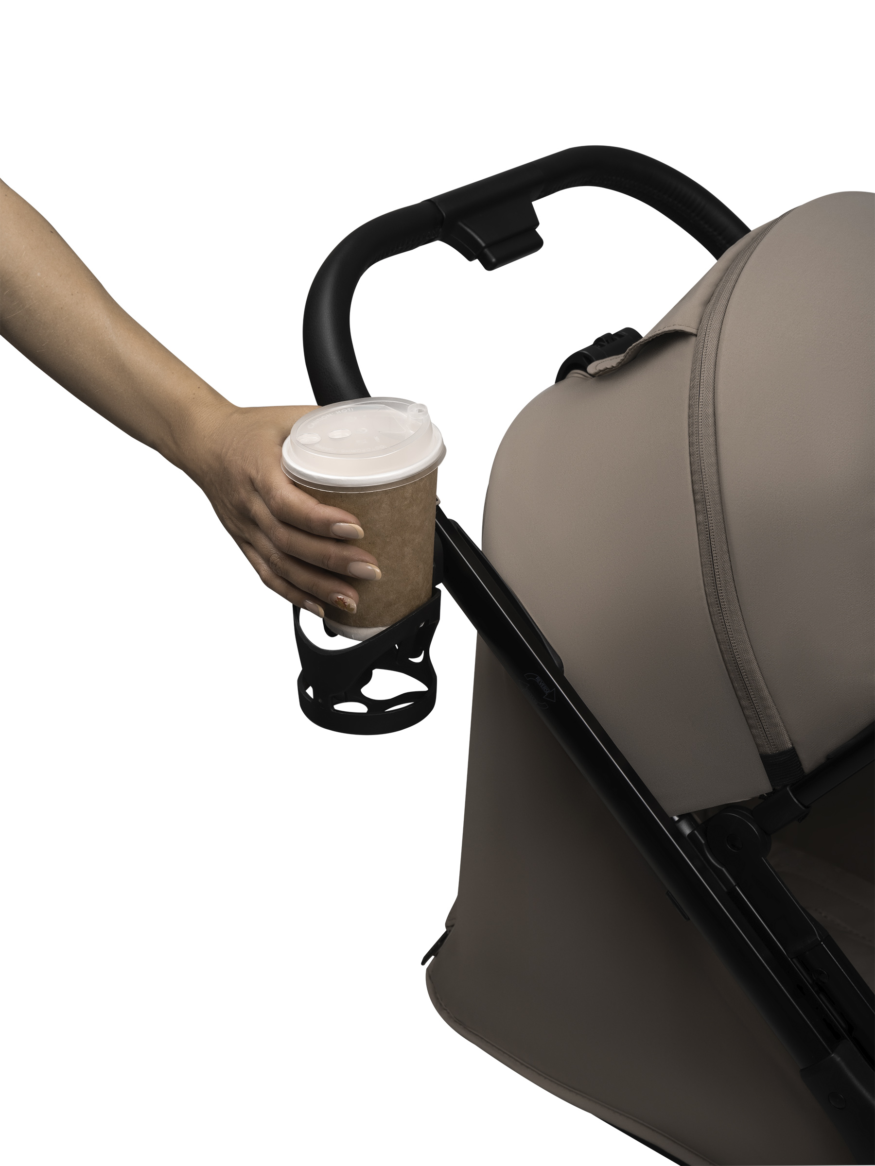 Коляска прогулочная JOVOLA Magma с перекидной ручкой бежевый - фото 32