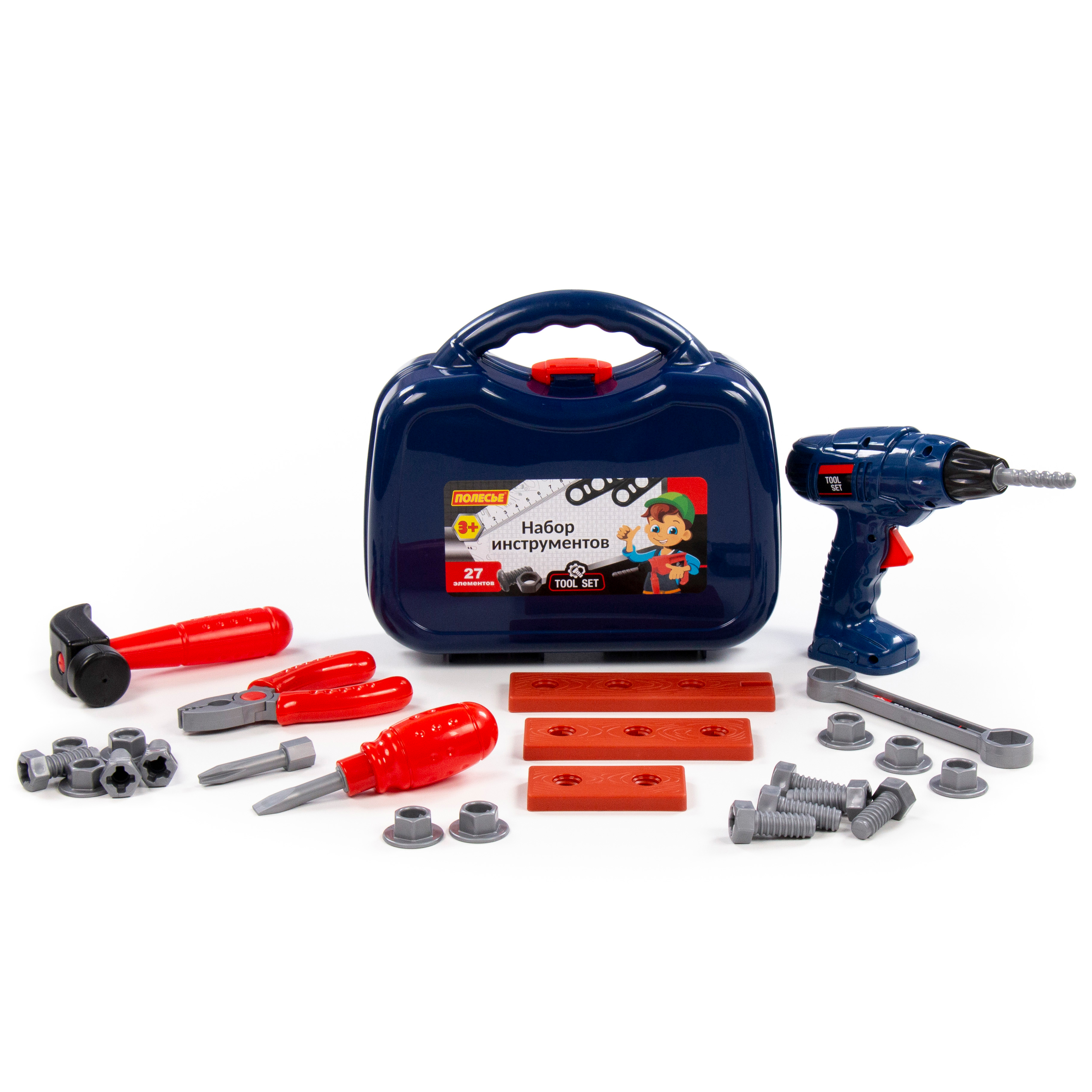 Игрушка Полесье инструменты игрушечные 27 предм. - фото 5