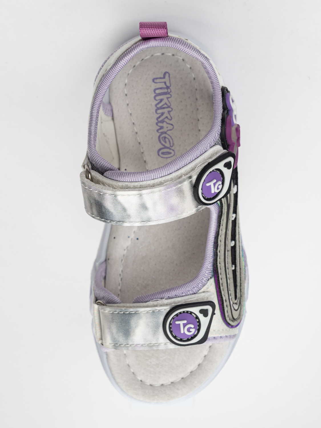 Сандалии TikkaGo 7F18_2605_lilac-white - фото 2