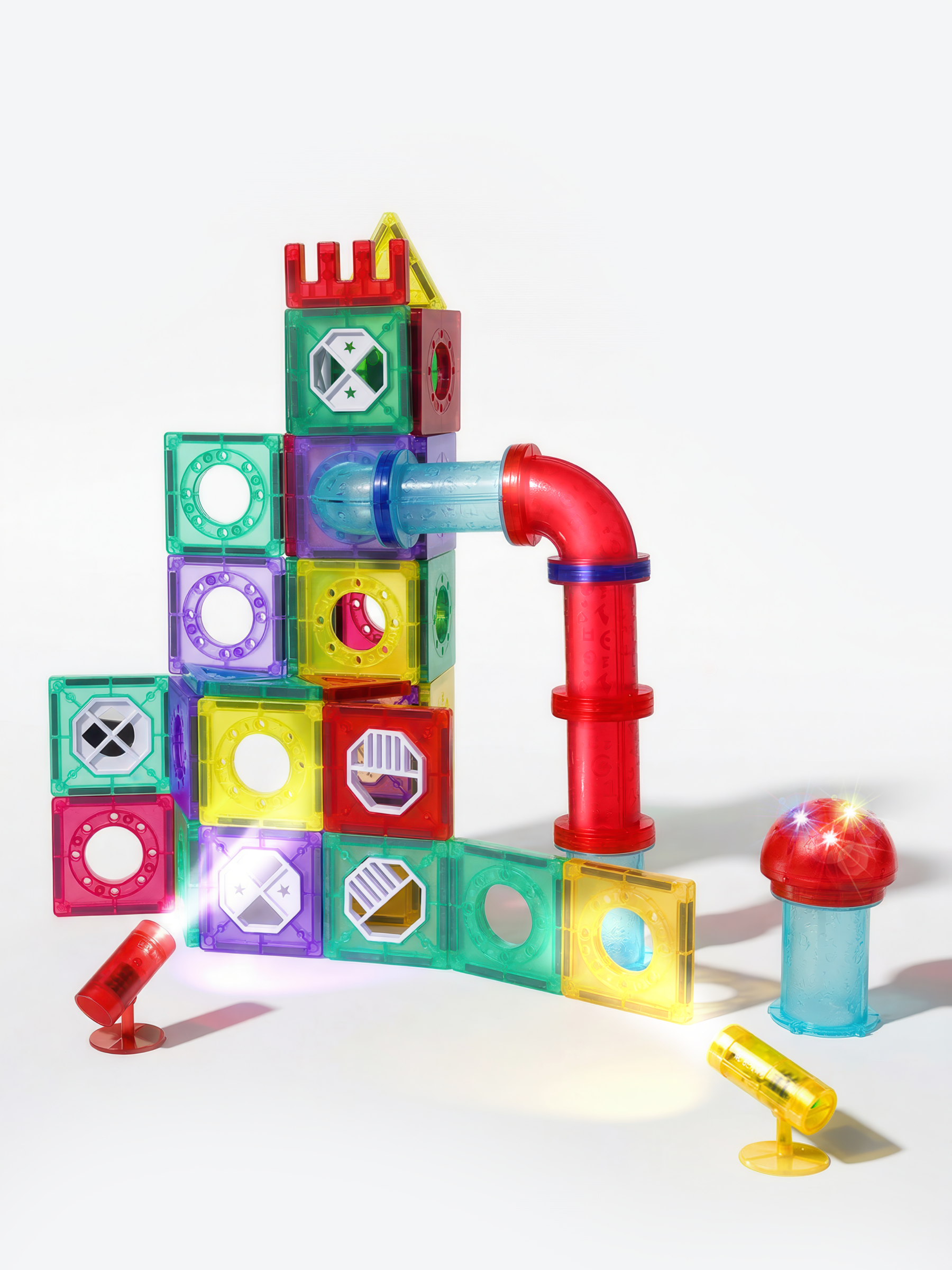 Конструктор SAYFUN toys магнитный 120 дет. - фото 15