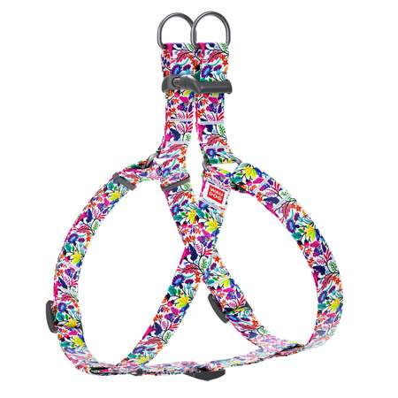 Шлея для собак Waudog Nylon Волшебные цветы малая 4978