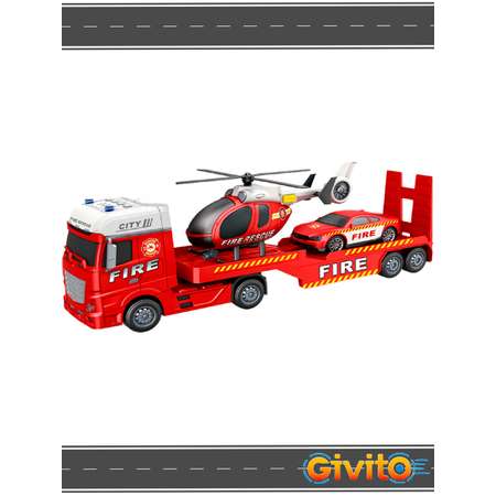 Автовоз Givito Пожарный транспортер