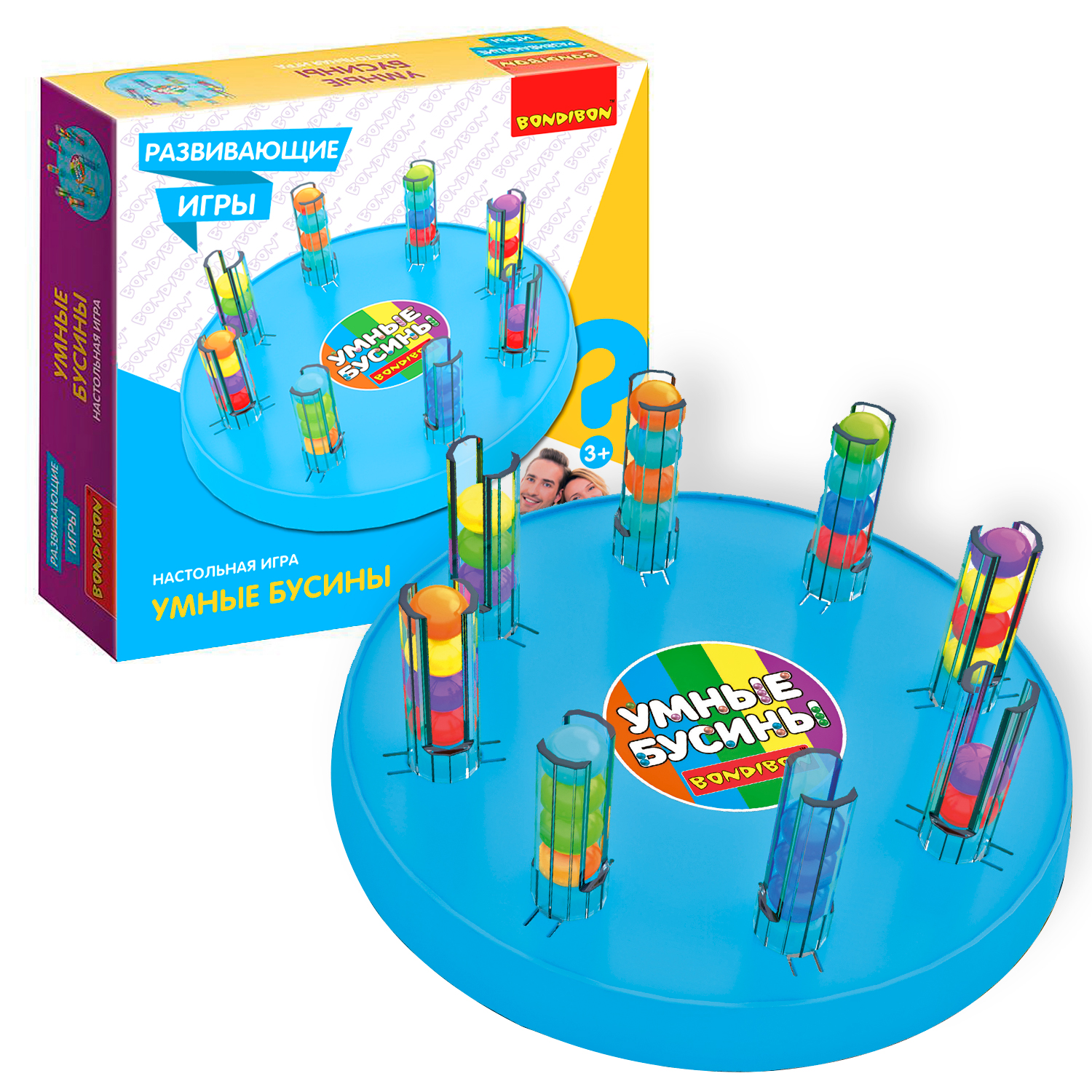 Настольная игра Bondibon логическая Умные бусины - фото 1
