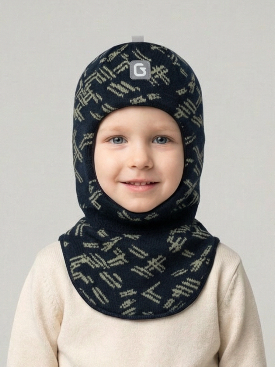 Шапка-шлем GUSTI GW25AC1206B-NAVY - фото 1