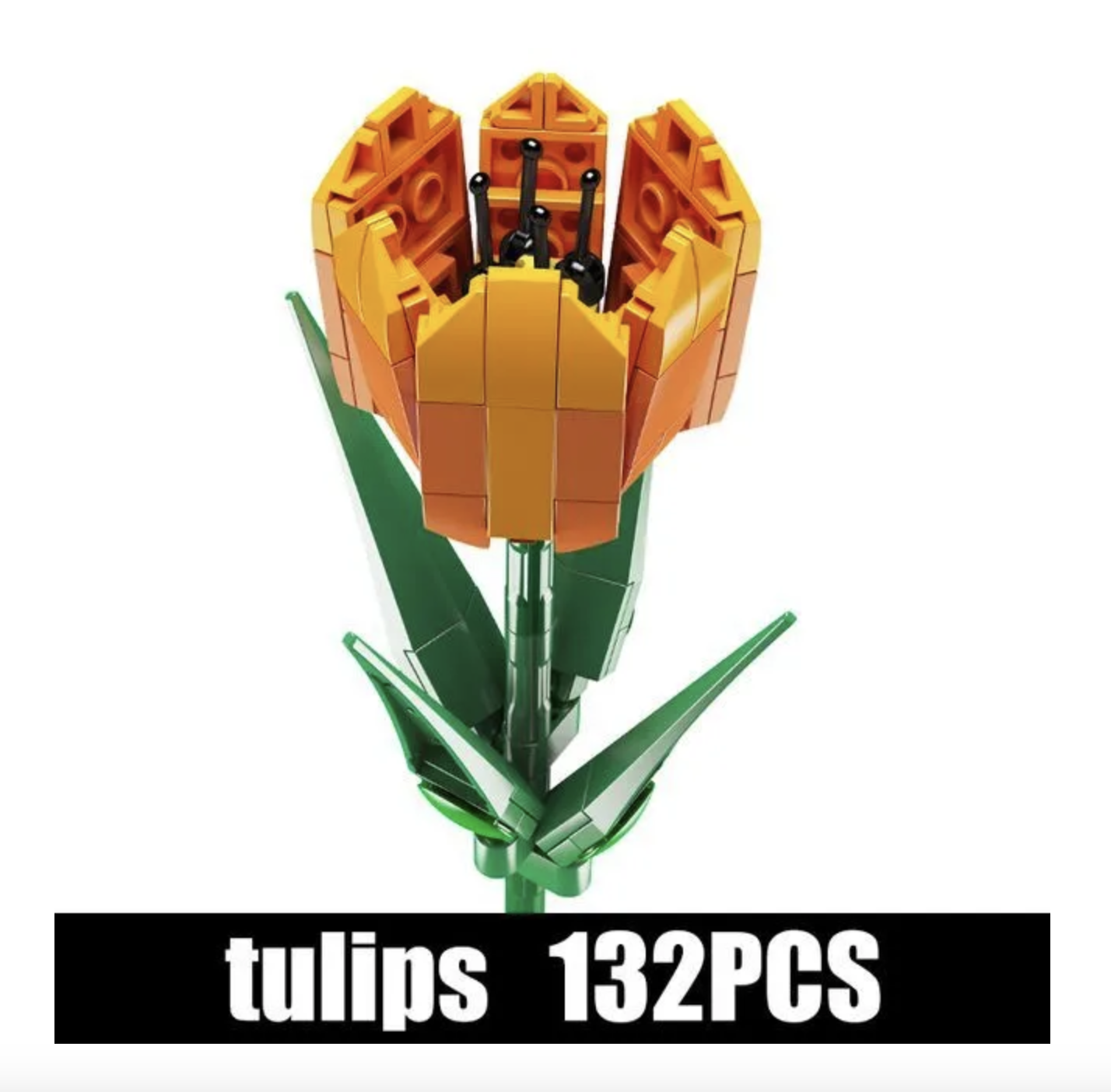 Конструктор Mould King Букет цветов Тюльпан - фото 2