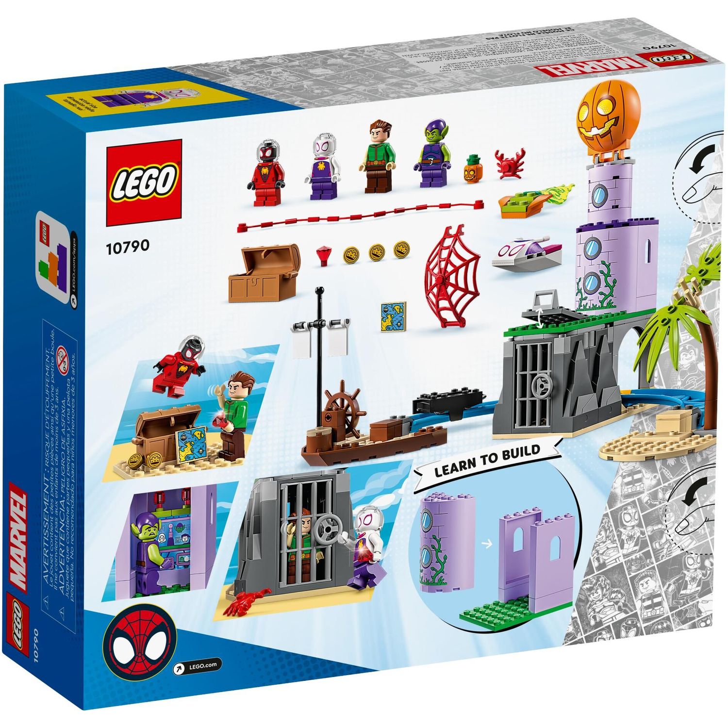 Конструктор LEGO Spidey Team Green Goblins Lighthouse 149 дет. - фото 3
