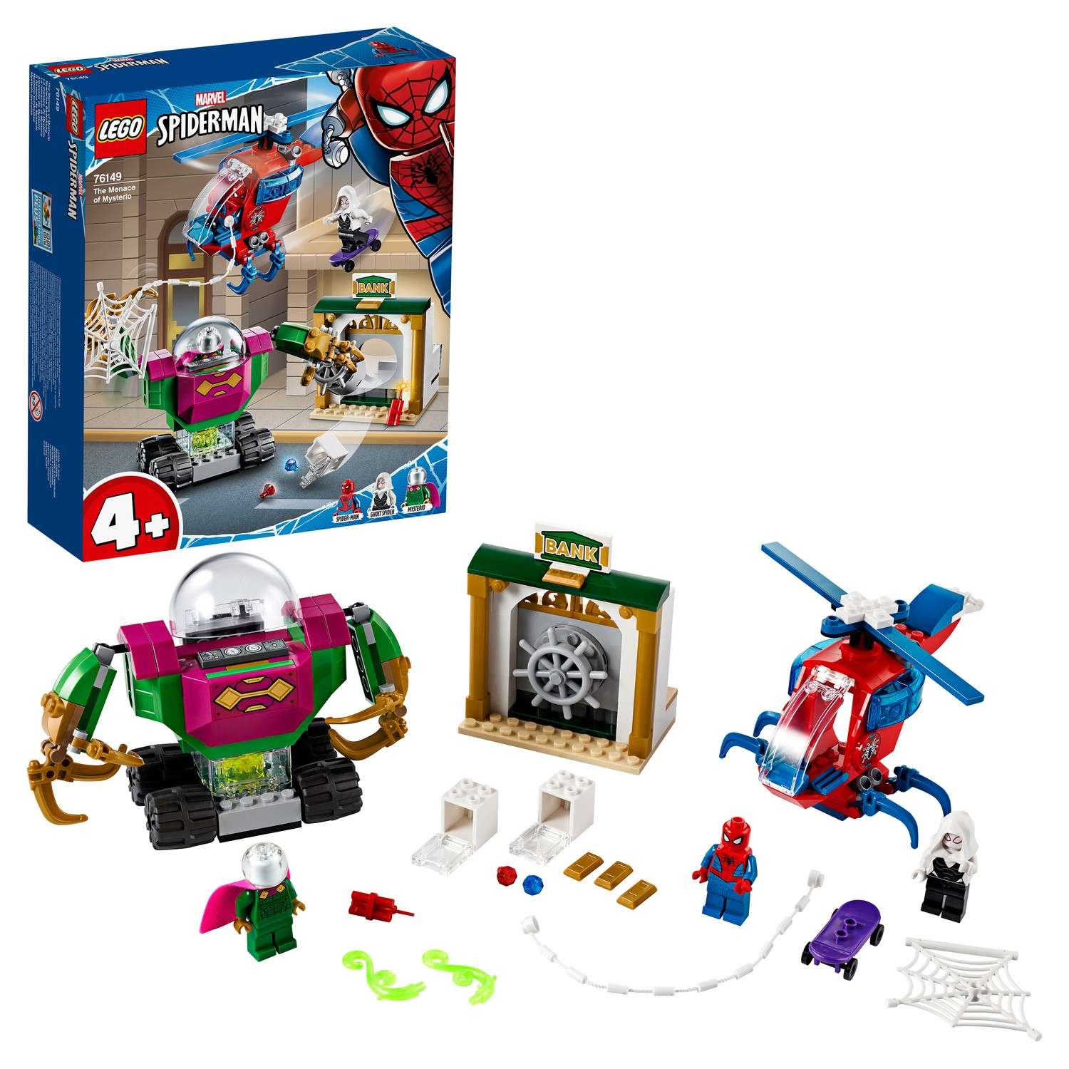Конструктор LEGO Marvel Super Heroes Угрозы Мистерио блочный - фото 1