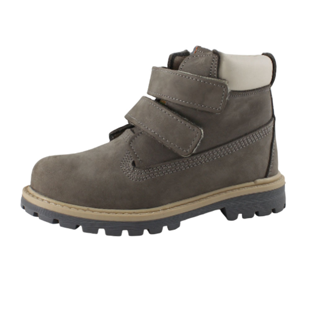Ботинки Europen 301ЕГ-SV EUROPEN Ботинки детские,светло-серый кож/нуб - фото 1