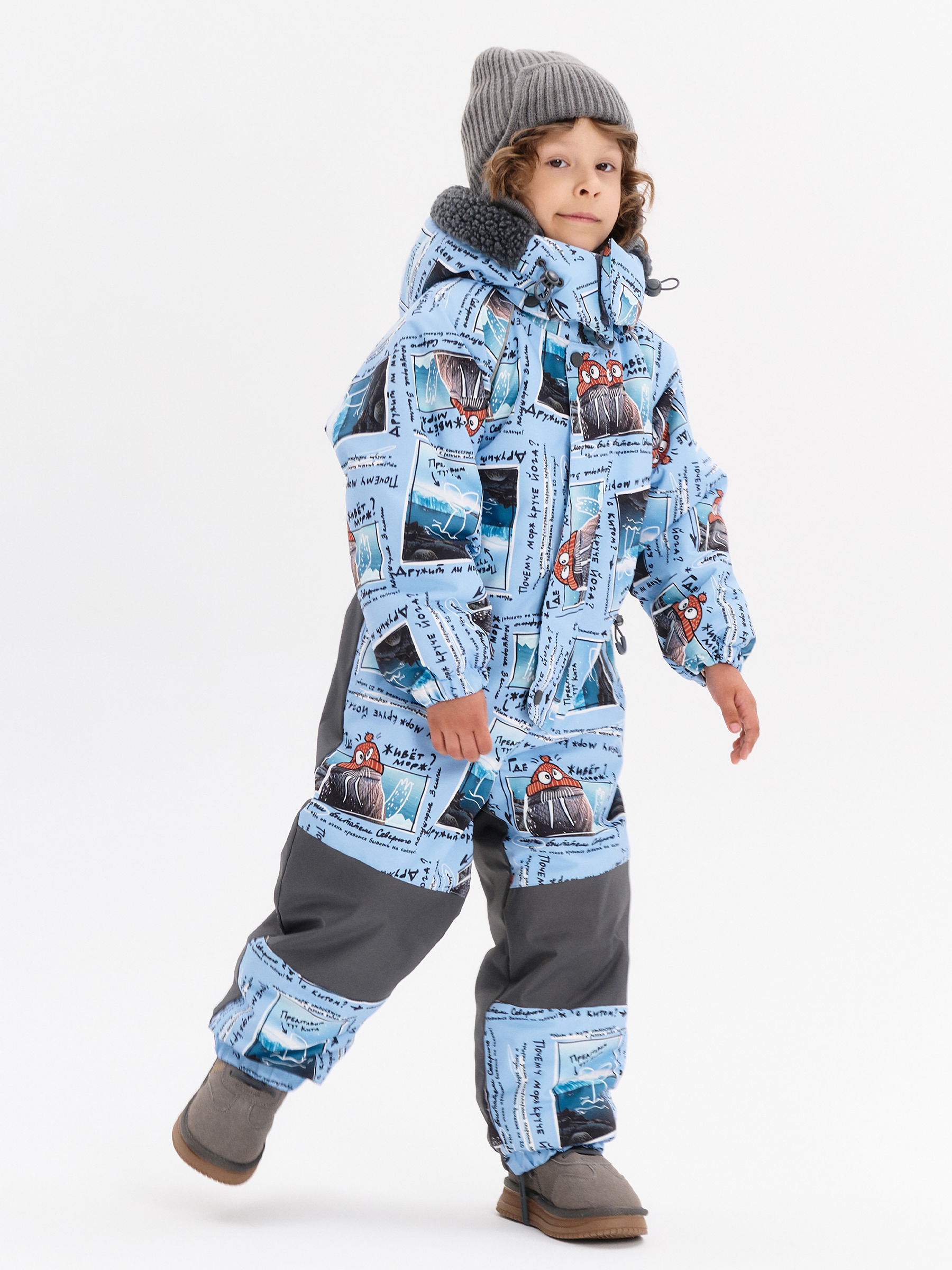 Комбинезон Pelican BZNW3398/1/Голубой - фото 14