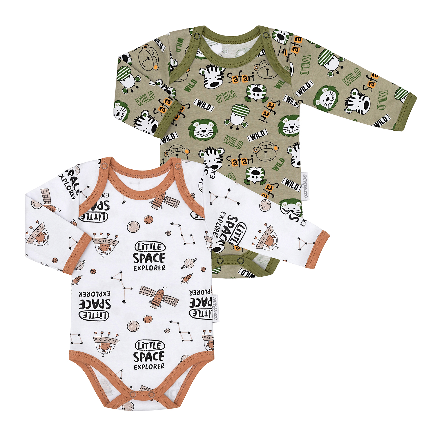 Изображение товара Комплект боди для новорожденных Эскимо 2 шт из мягкого трикотажа