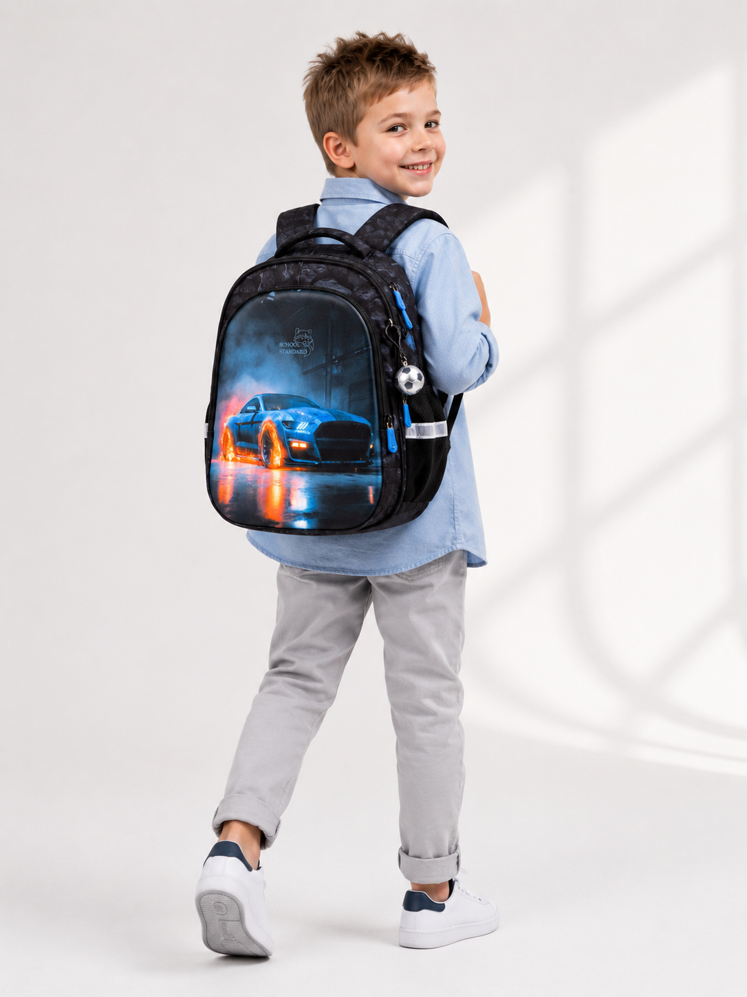 Рюкзак School Standard для мальчика набор 8 в 1 - фото 4
