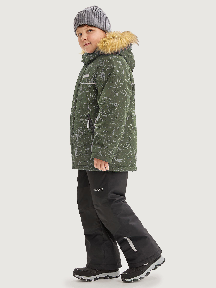 Костюм NIKASTYLE +7з5925 хаки/черный - фото 5