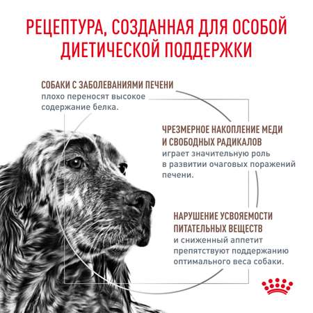 Корм для собак ROYAL CANIN Hepatic HF16 при заболеваниях печени 1.5кг