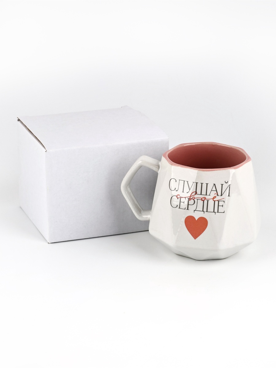 Кружка Дорого внимание Слушай свое сердце 350 мл - фото 5