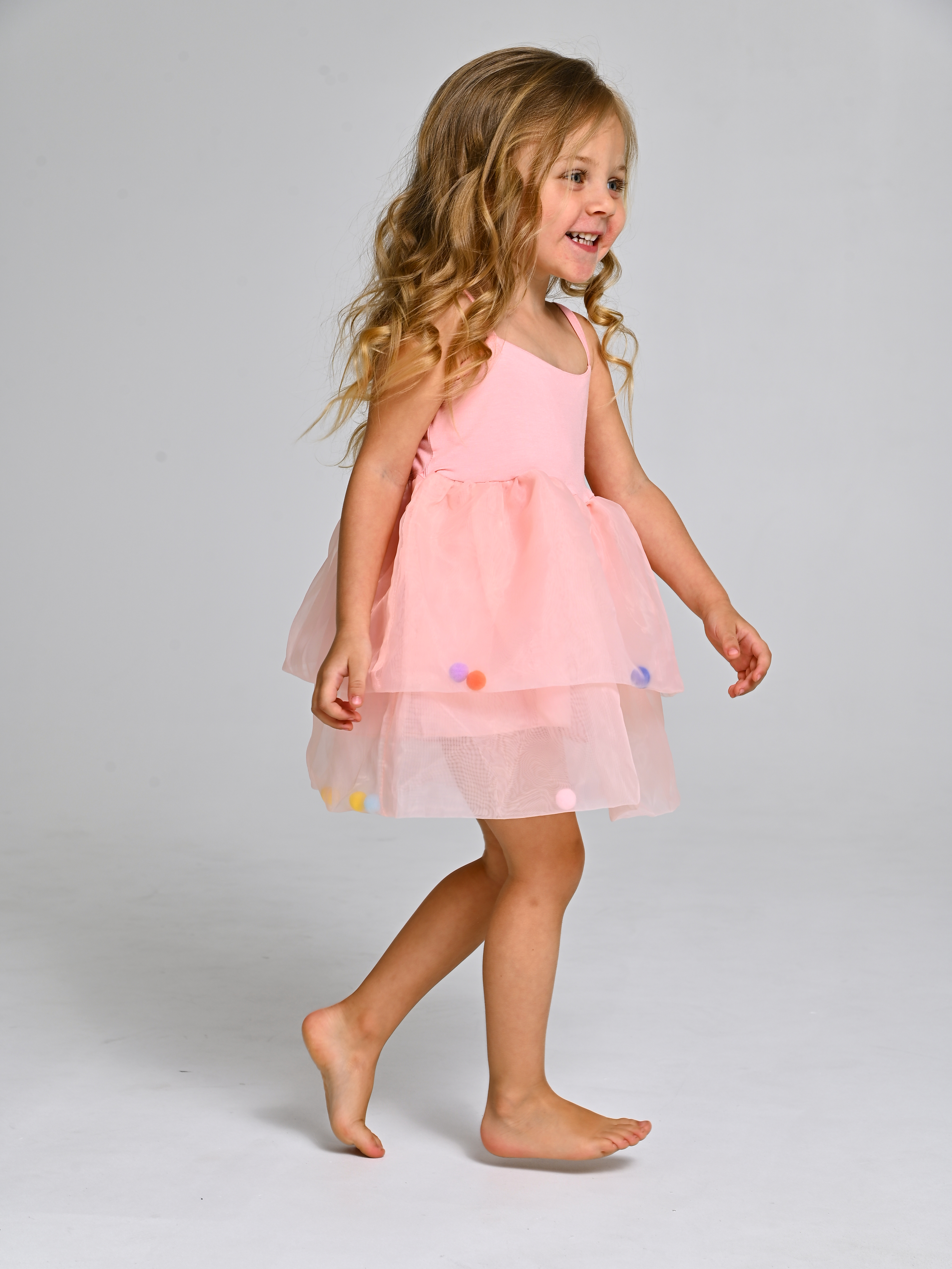 Платье Artcher Платье008Шарики_розовое - фото 6