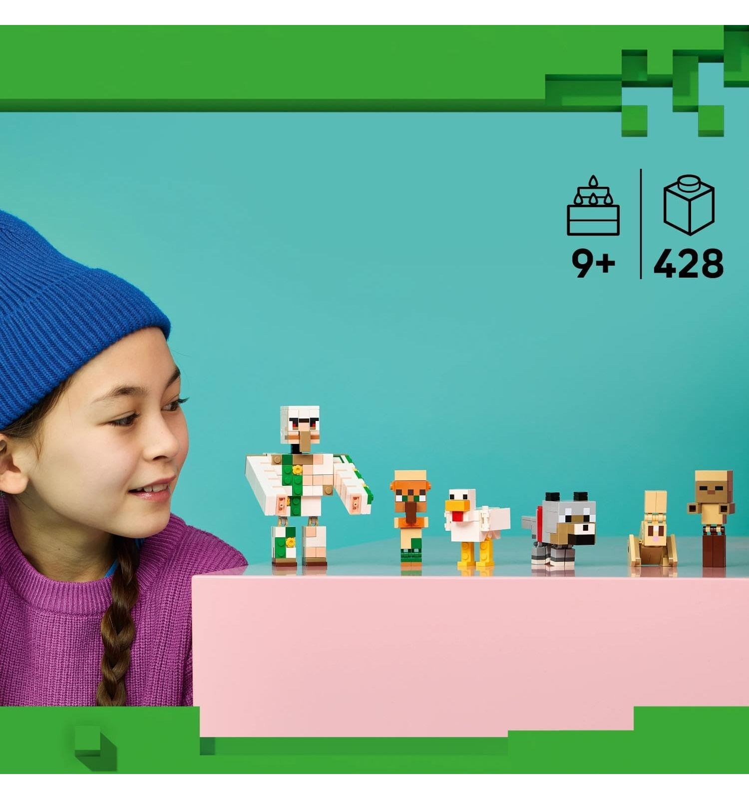 Конструктор LEGO Minecraft Куриный наездник 428 дет. - фото 11