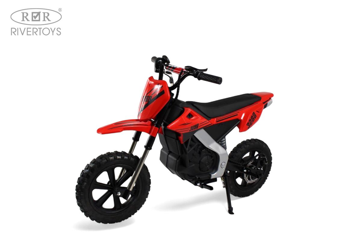 Электромотоцикл RIVERTOYS E777KX-MOTO-RED - фото 1