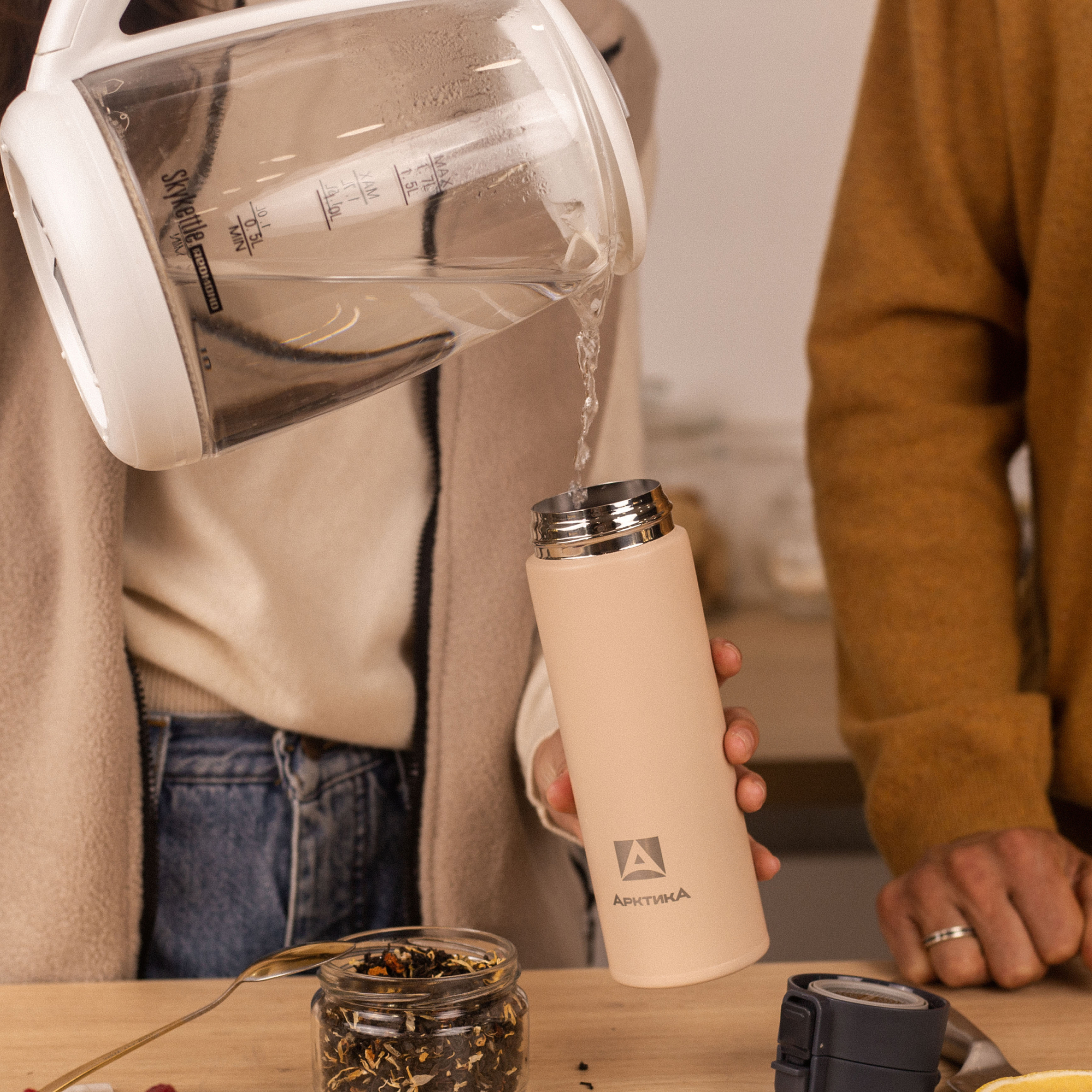 Термокружка Арктика 703-470 песок с ситечком - фото 7