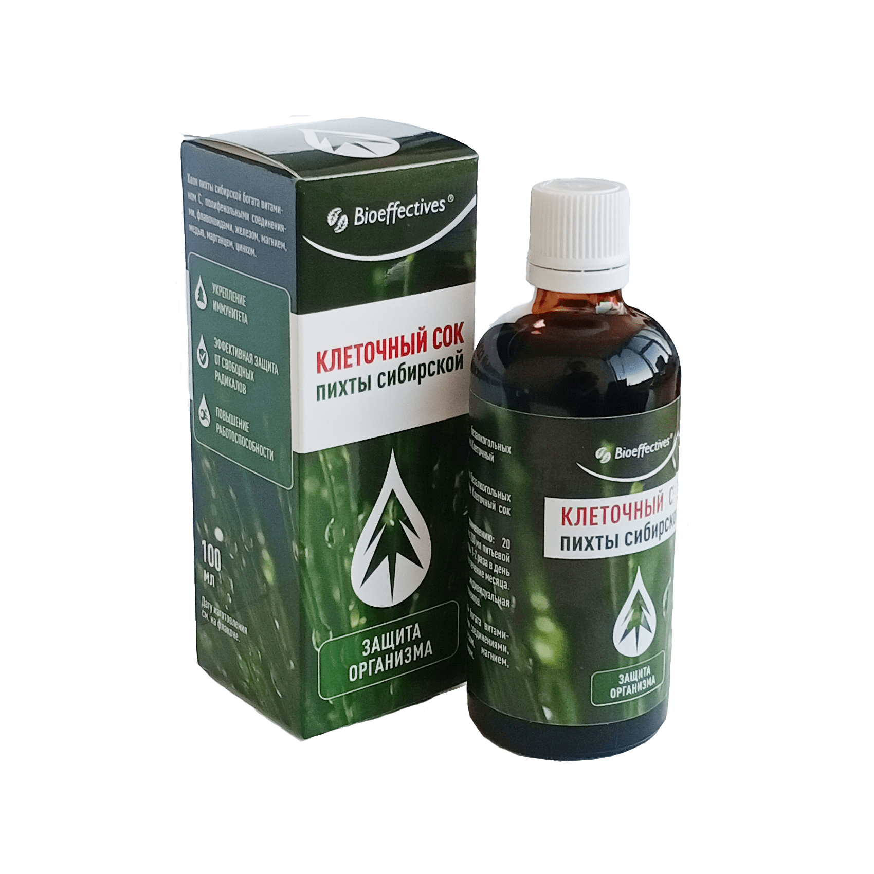 Клеточный сок BioEffectives пихты сибирской 100 мл - фото 1
