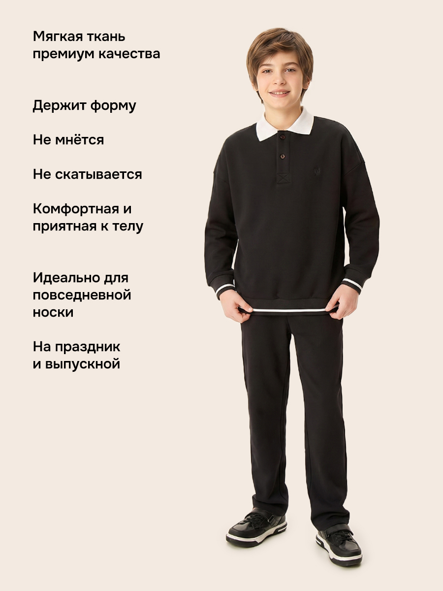 Свитшот NIKASTYLE 4ш70726 черный - фото 3