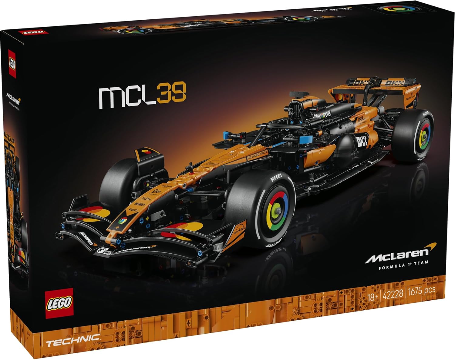 Конструктор LEGO Technic McLaren MCL39 F1 1675 дет. - фото 3
