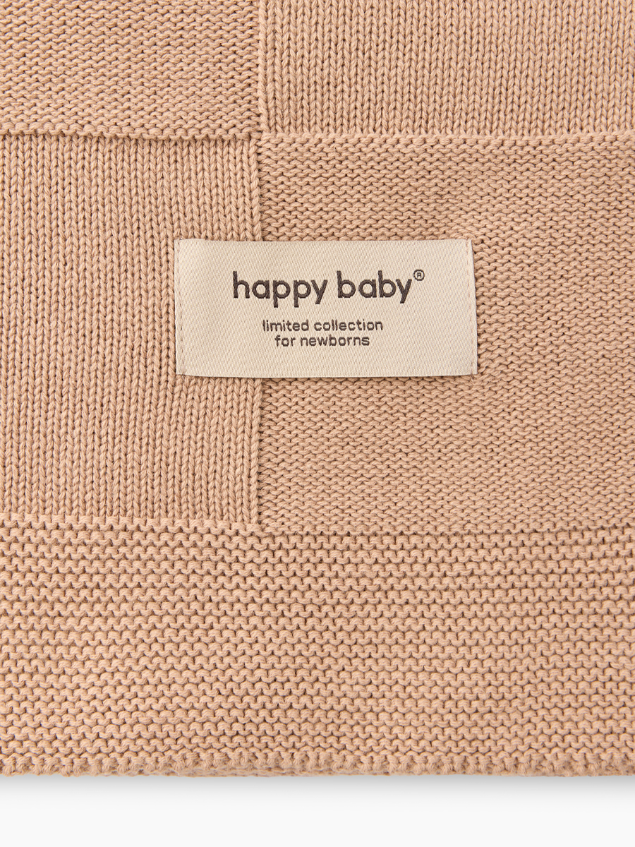 Плед Happy Baby вязаный хлопок 100 x 100 см - фото 5
