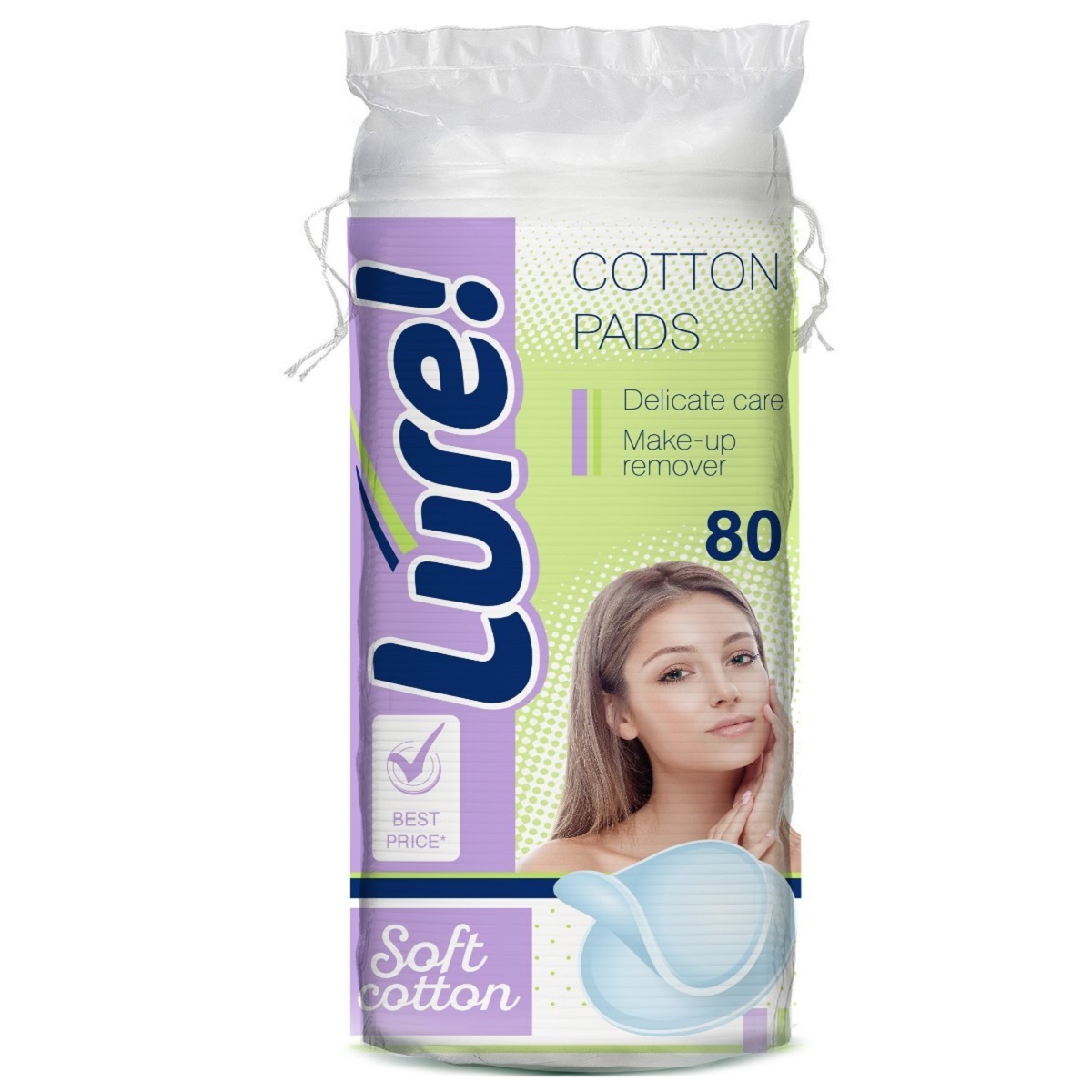 Ватные диски LURE 80 шт. - фото 1