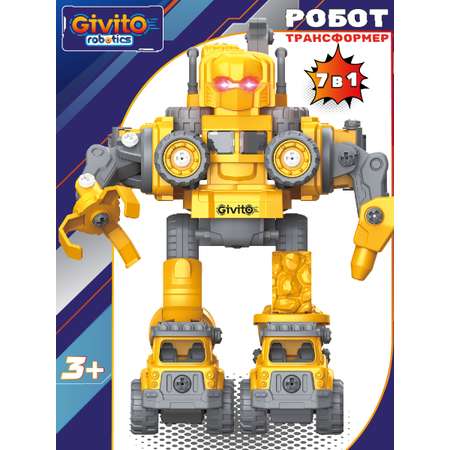 7в1 Интерактивный робот-трансформер Строитель G2411-484