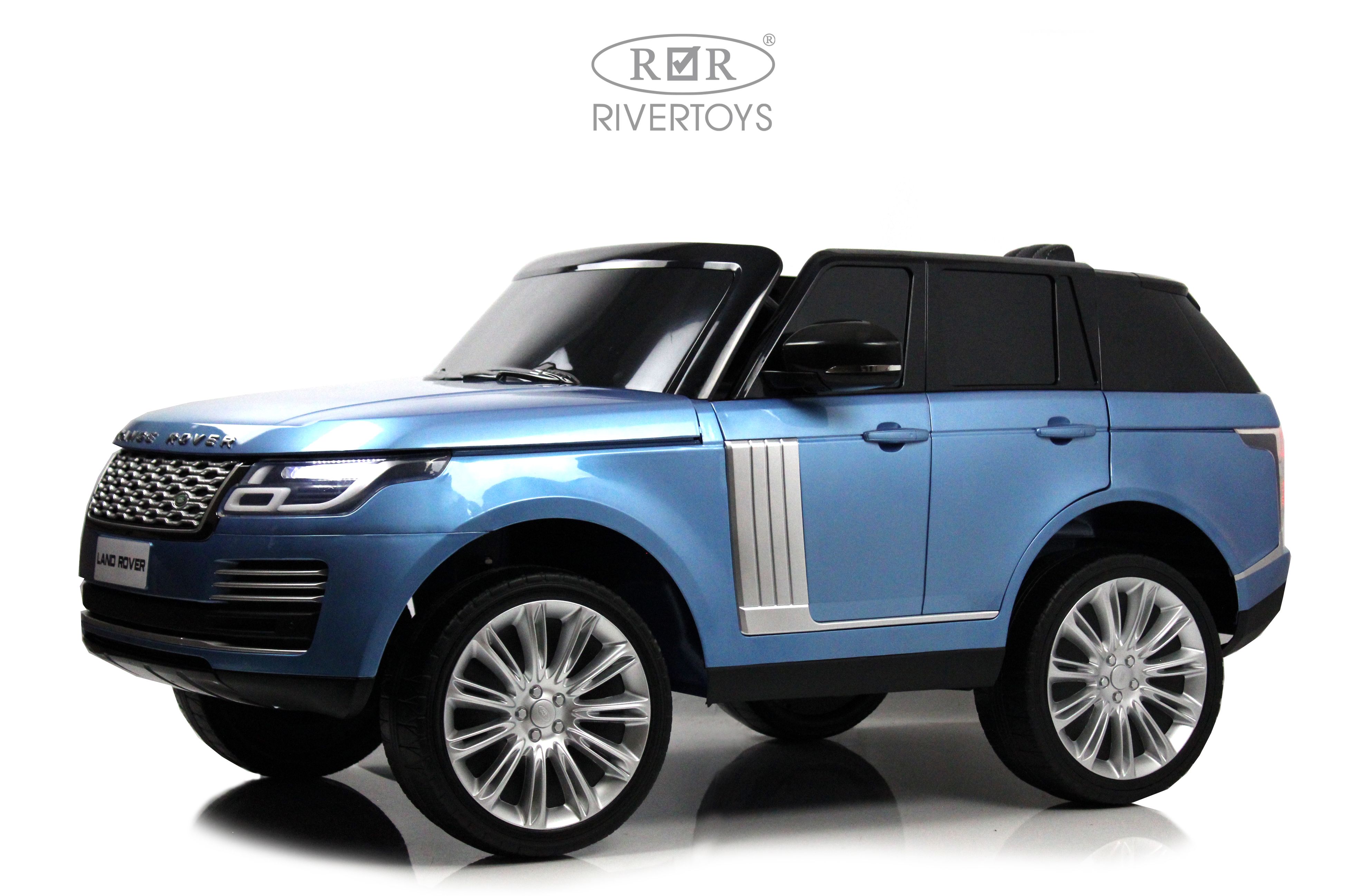 Электромобиль RIVERTOYS Land Rover Y222YY-BLUE-GLANEC С пультом ДУ - фото 10