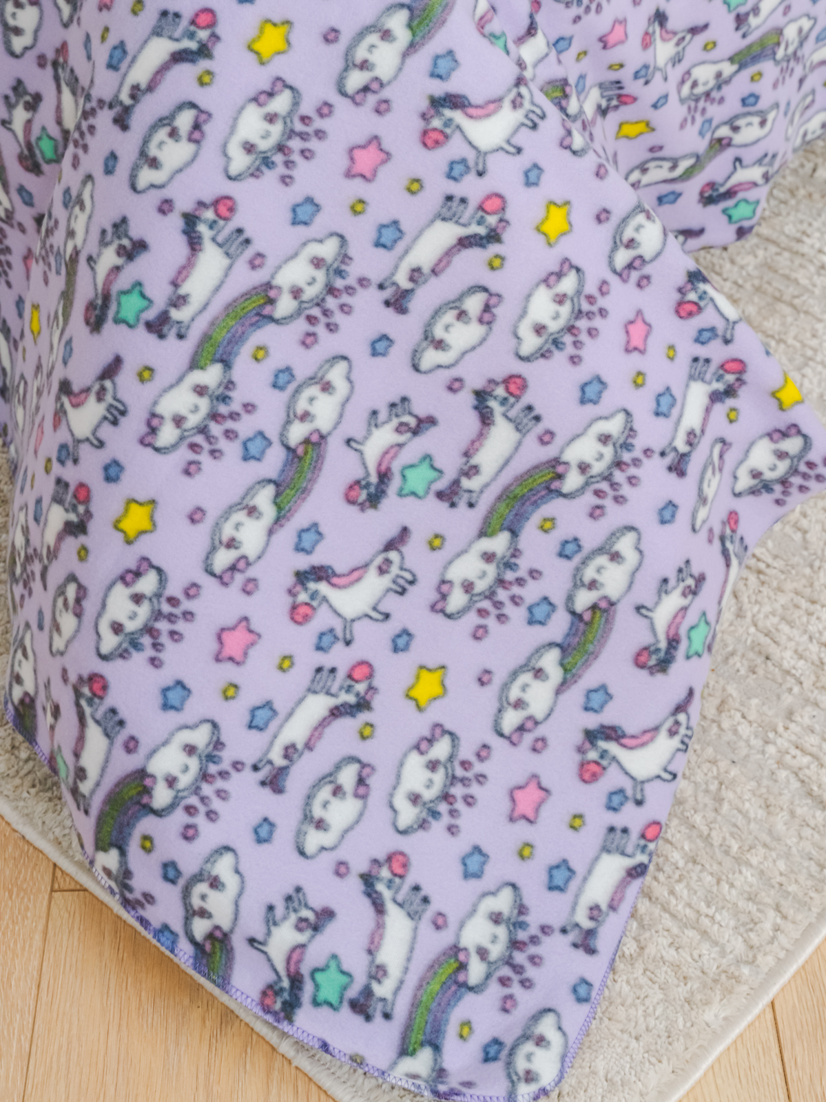 Плед Павлинка Единорожик 150 x 200 см флис - фото 11