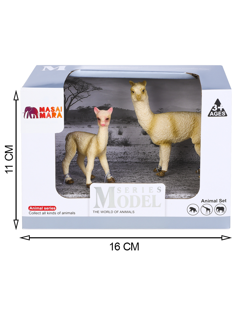 Игровой набор Masai Mara Семья белых лам - фото 5