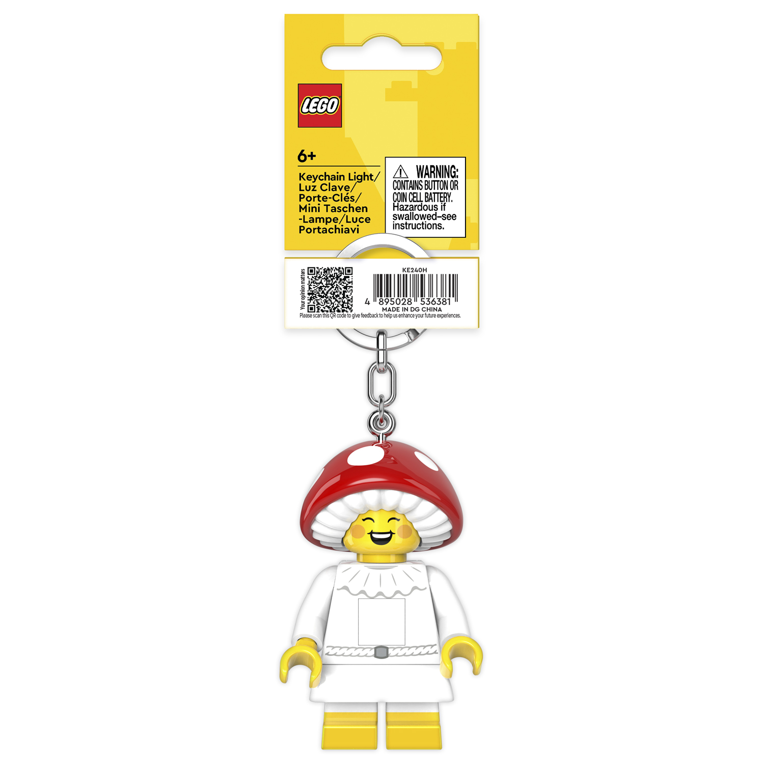 Брелок LEGO Minifigures - Девочка-гриб 1 шт. - фото 6