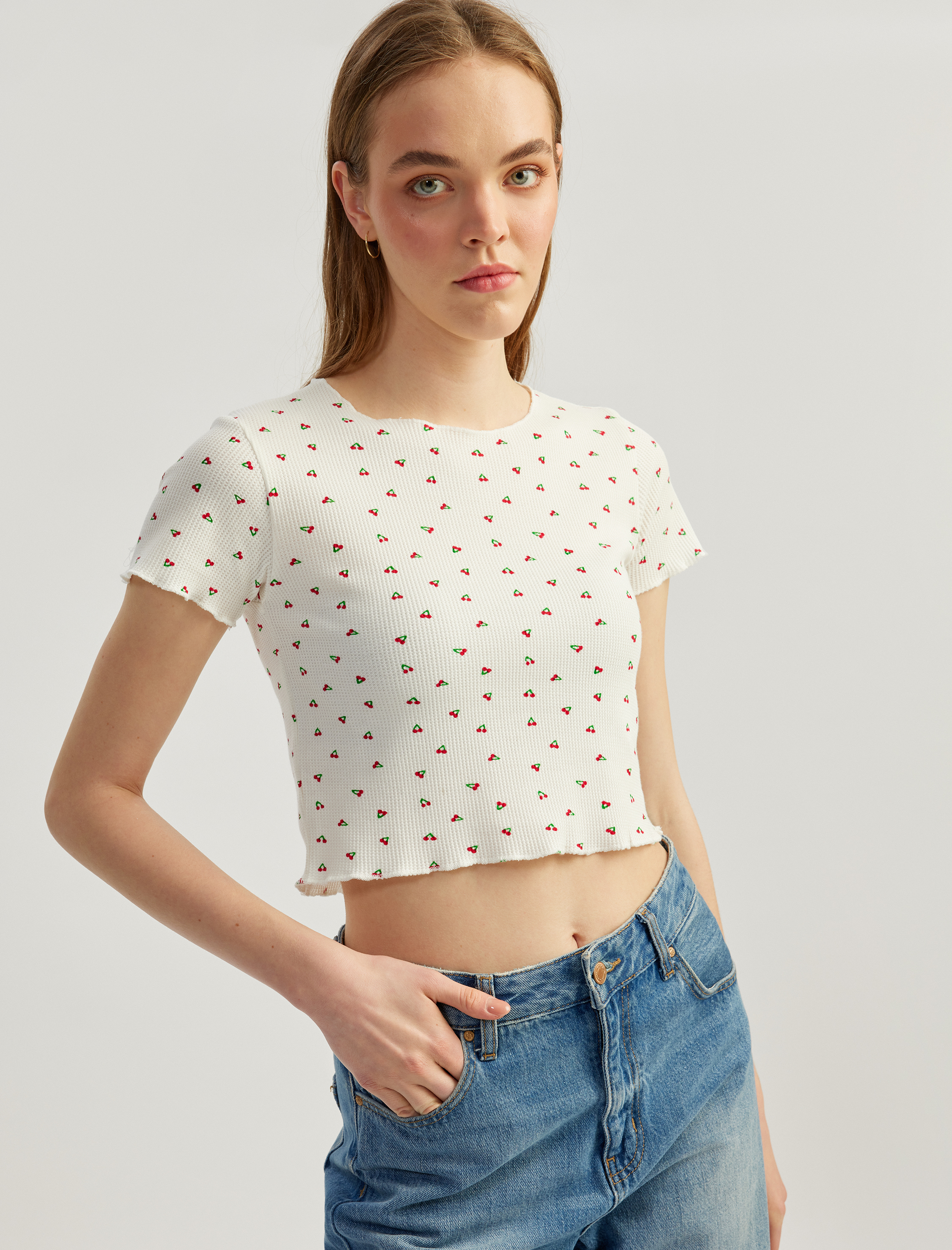 Футболка KOTON 5SAL10060IK0D1 - фото 1