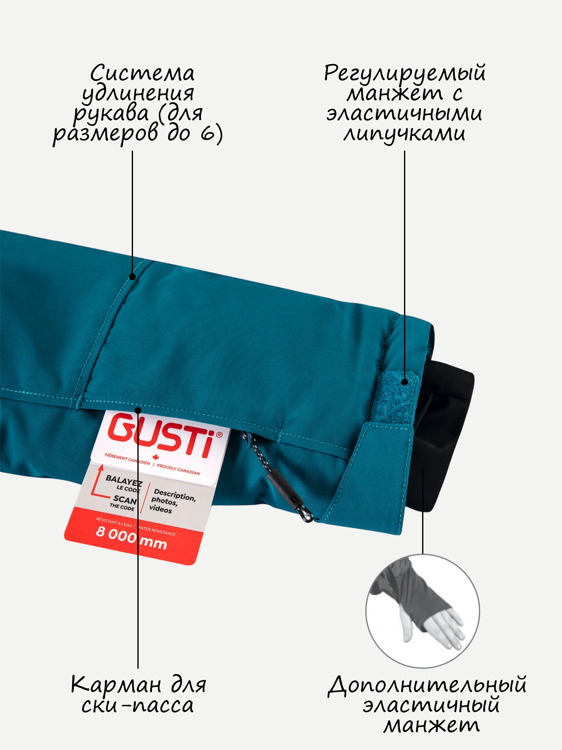 Парка GUSTI GW5BJ538-PACIFIC - фото 5